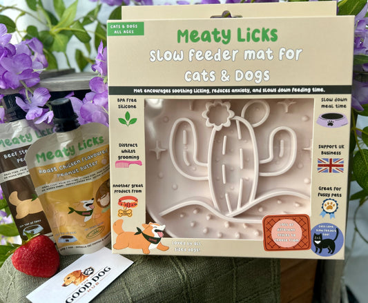 Meaty Licks Cactus Calm Slow Feeder
