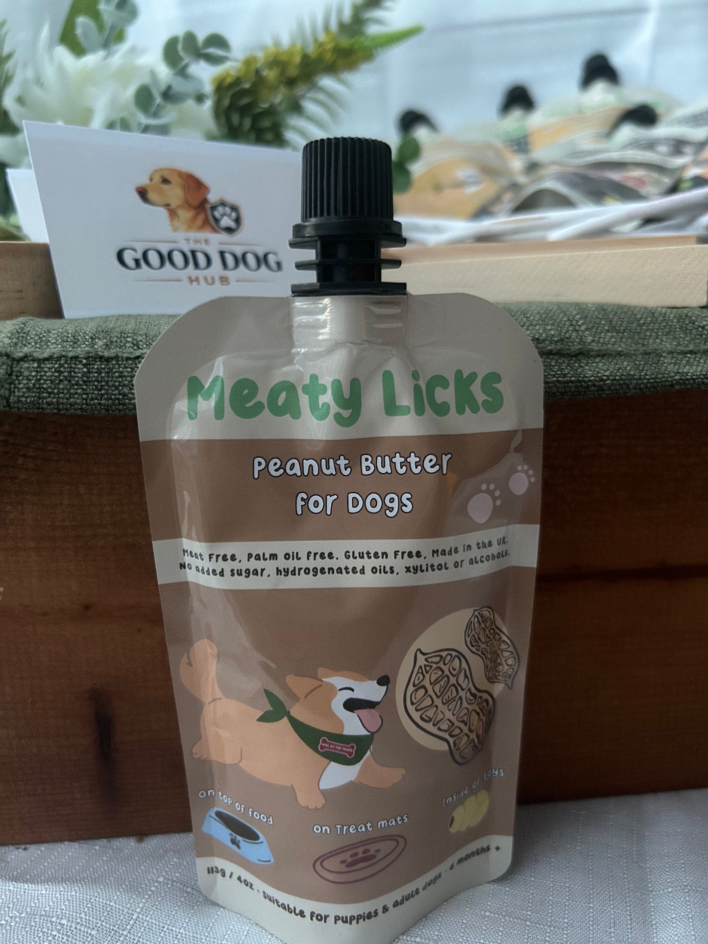 Peanut Butter Pouch for dogs
