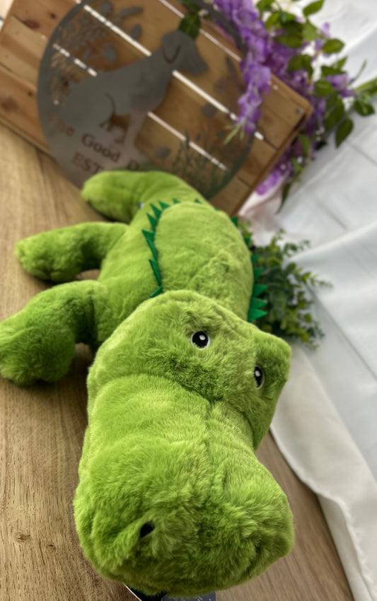 Playtime For Dogs Supersized 80cm Cuddle Giant Croc